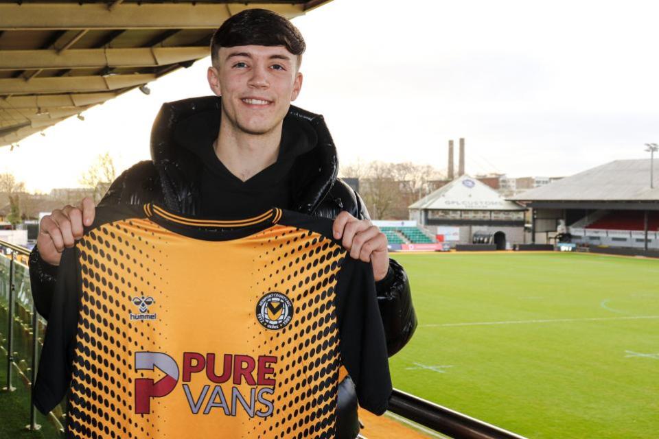 South Wales Argus: Charlie McNeill has moved on loan to Newport County from Manchester United