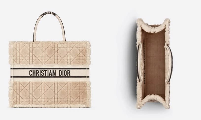 Dior Book Tote，NT$140,000。圖片來源：Dior