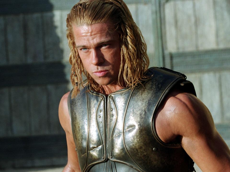 A picture of Brad Pitt in "Troy."