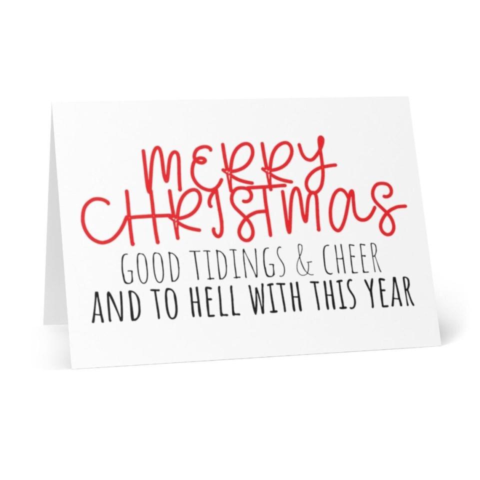 Buy it from <a href="https://www.etsy.com/listing/839422548/funny-christmas-card-quarantine" target="_blank" rel="noopener noreferrer">RisForRobo on Etsy</a> for $3.99