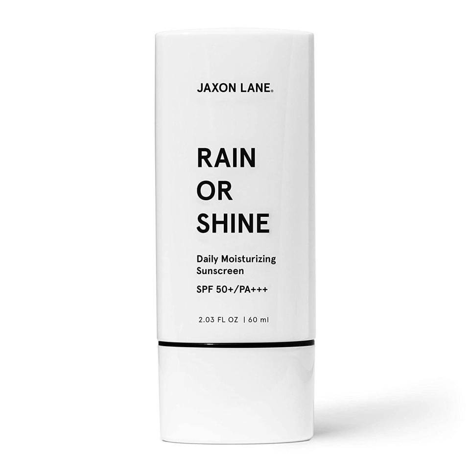 Jaxon Lane Raine or Shine Moisturizing Sunscreen SPF 50; moisturizer with SPF