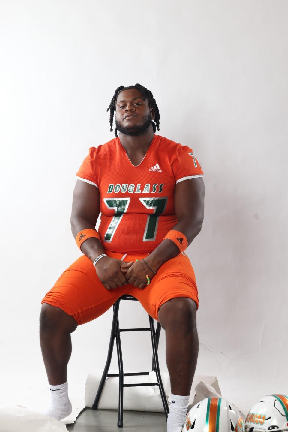 Frederick Douglass offensive lineman Zuri Madison has been selected to The Courier Journal's All-State football first team.