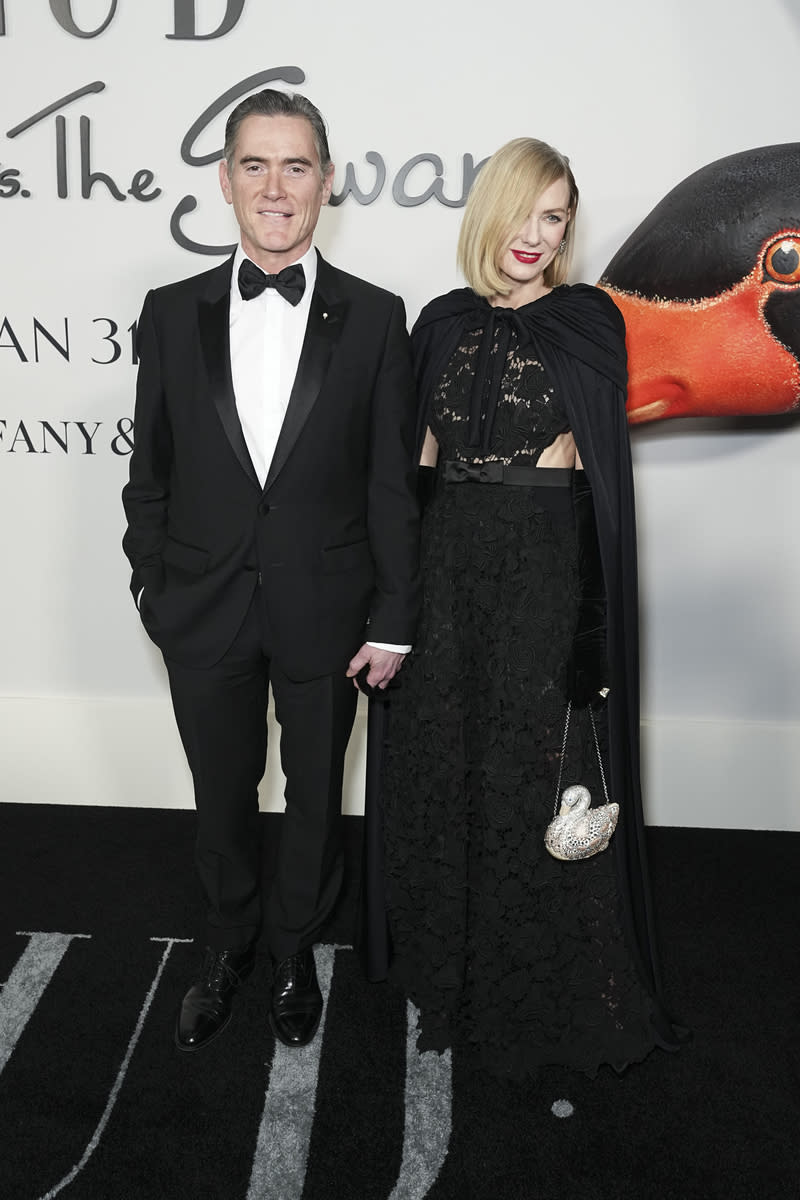 Billy Crudup and Naomi Watts at the premiere of "Feud: Capote vs. The Swans" held at MOMA on January 23, 2024 in New York City.