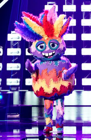 <p>Michael Becker / FOX</p> Ugly Sweater performing on 'The Masked Singer' season 11