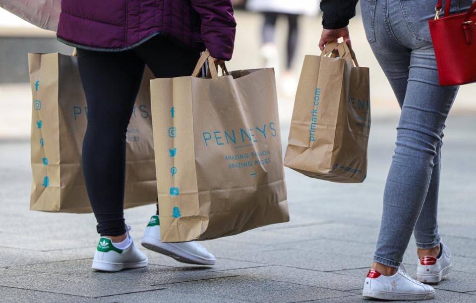 Shoppers are returning to high streets (Damien Storan/PA) (PA Wire)