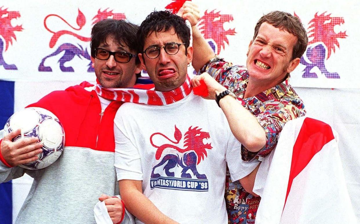 Ian Broudie, David Baddiel and Frank Skinner - UPPA/Photoshot