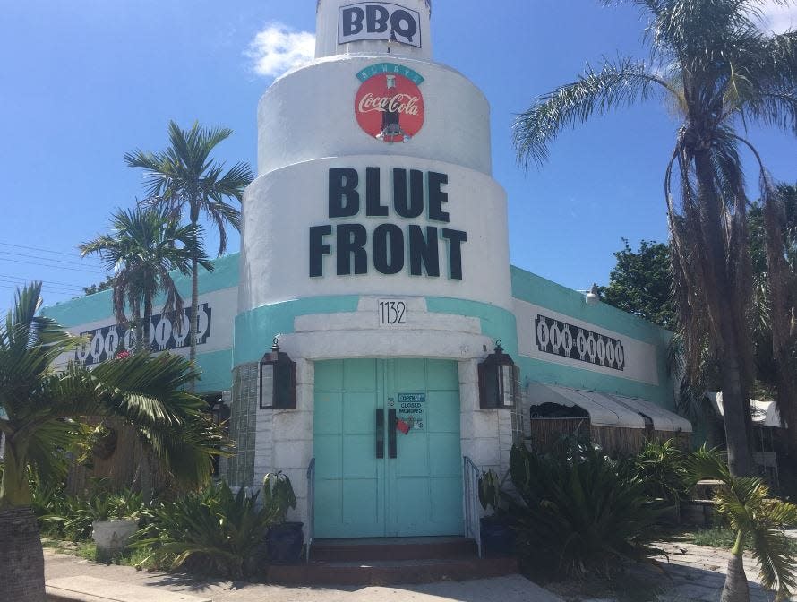 Lake Worth's Blue Front Bar and Grille is closing July 4 and reopening the next day as a catering business. (Kevin D. Thompson/The Palm Beach Post)