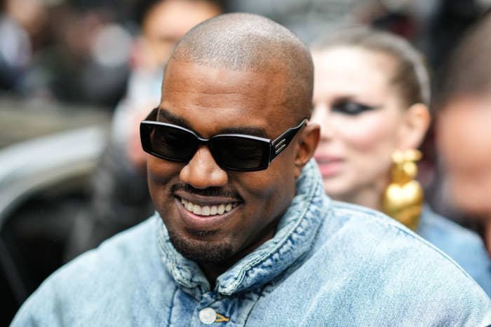 closeup of kanye