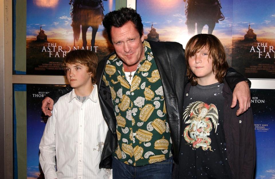 Michael Madsen with sons Hudson and Max in 2007 (Picture Perfect/Shutterstock)