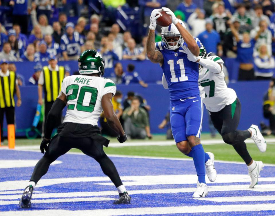 Michael Pittman Jr. turned in his first 1,000-yard season in 2021, but he was the only Indianapolis Colts player to top 395 receiving yards.