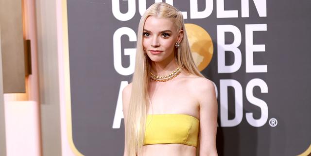 Golden Globes 2023: Anya Taylor-Joy wows in ab-flashing yellow co