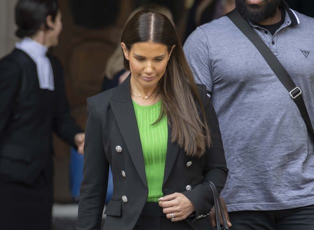 Rebekah Vardy pictured leaving court earlier this year (Photo: Anadolu Agency via Getty Images)