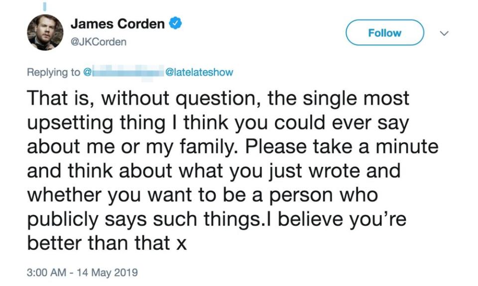 James Corden/Twitter