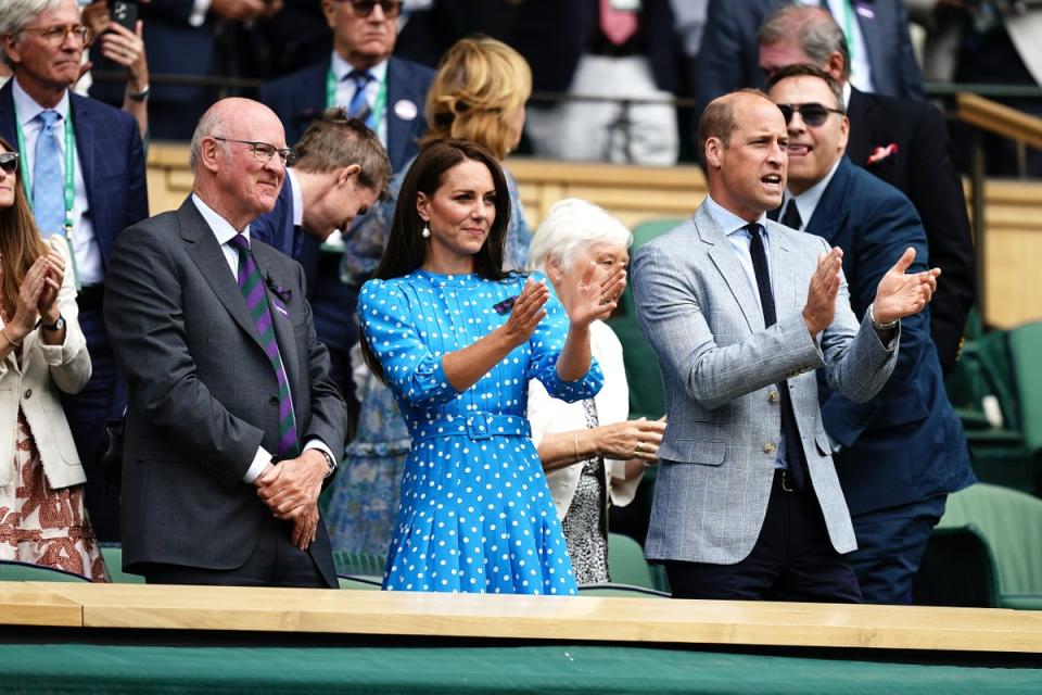 The Duchess and Duke of Cambridge (Aaron Chown/PA)