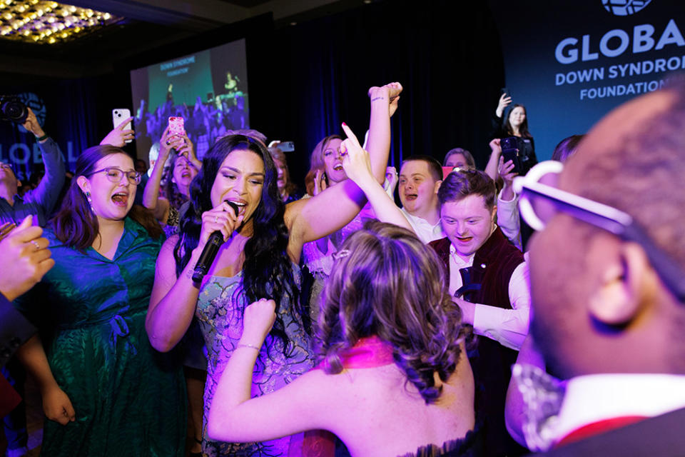 Jordin Sparks Performs at Global Down syndrome Foundation's AcceptAbility Gala