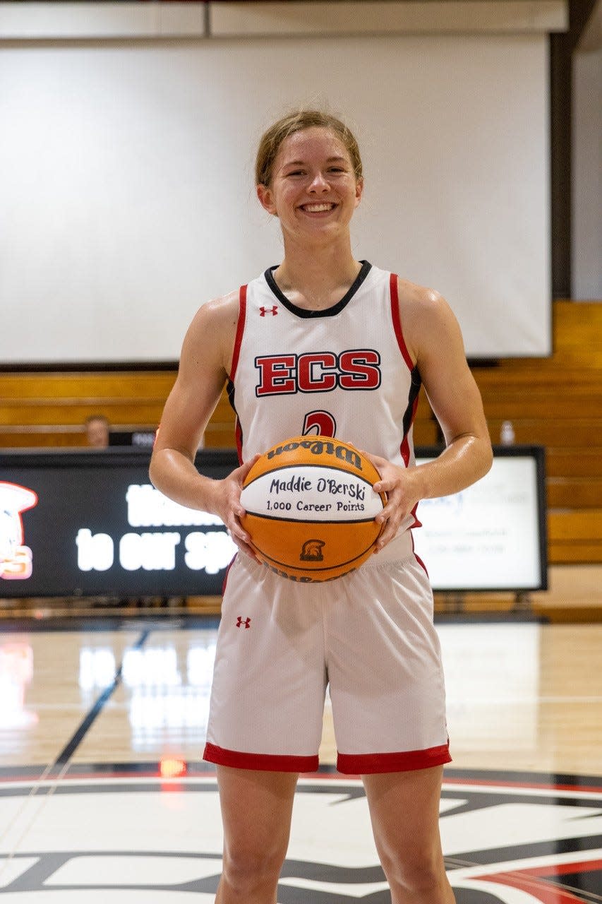 Maddie O'Berski, ECS basketball