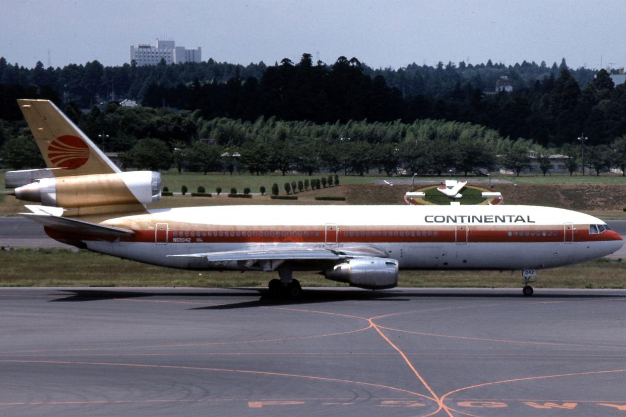 Continental DC-10 at Narita Airport, Japan
