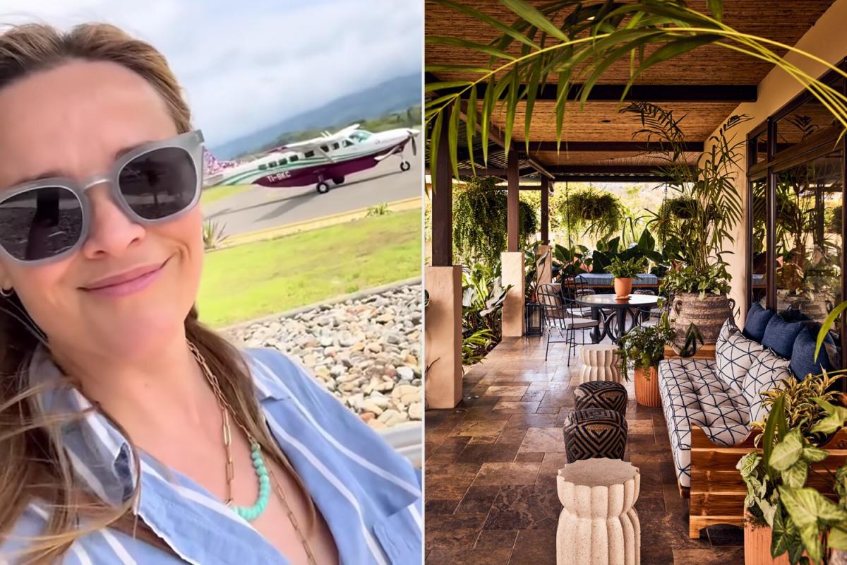 Reese Witherspoon se escapa a las selvas tropicales de Costa Rica: vea el interior de su hotel de lujo