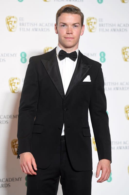 Will Poulter attends the British Academy Film Awards at the Royal Albert Hall in London on February 10, 2019. The actor turns 31 on January 28. File Photo by Rune Hellestad/UPI