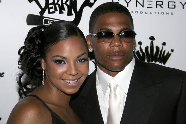 <p>Frank Di Piazza/Getty </p> Nelly and Ashanti in 2006