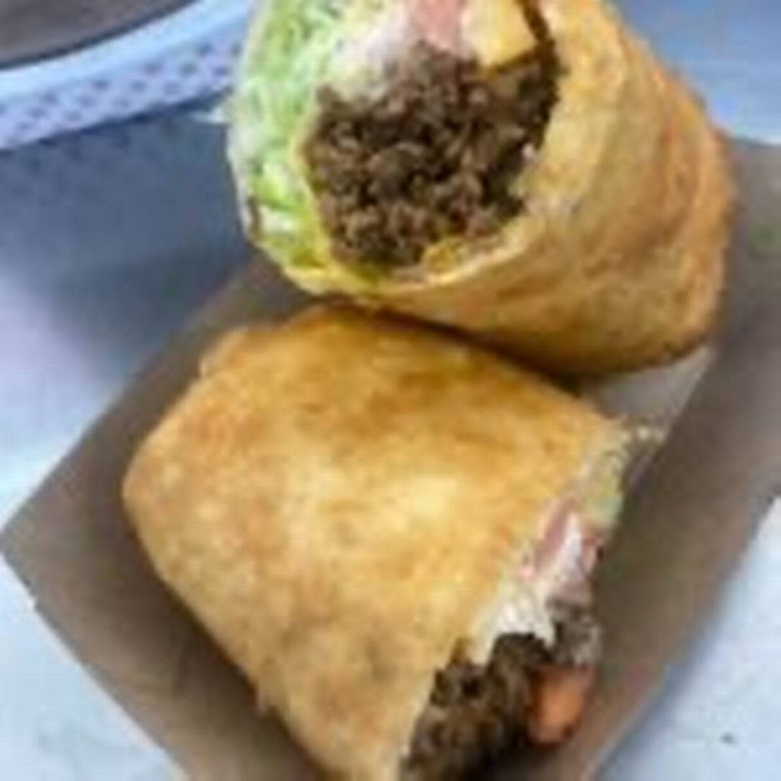 An image of deep fried tacos.