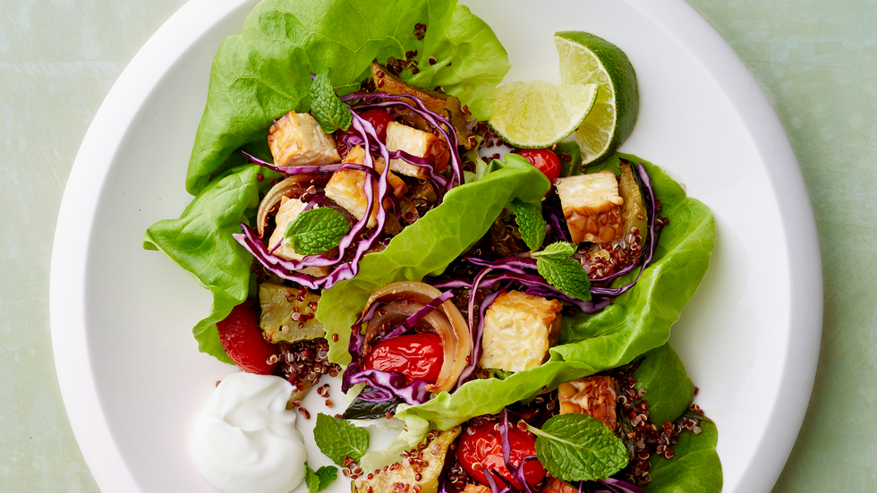 best healthy dinner recipes tempeh lettuce wraps