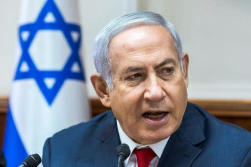 Israeli Prime Minister Benjamin Netanyahu, pictured August 2018, may opt for early elections, particularly with the police having recommended charges against him in two corruption probes