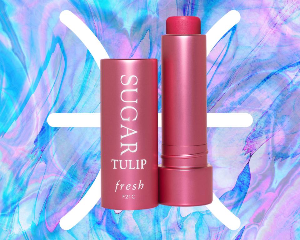 <h1 class="title">Pisces: Fresh Sugar Lip Treatment Sunscreen SPF 15 in Candy</h1><cite class="credit">Courtesy of brand / Allure</cite>