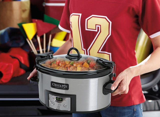 I pretty much hate cooking with anything in my kitchen other than this $35 slow  cooker