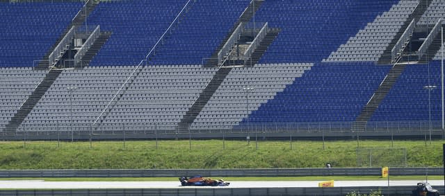 The Austrian Grand Prix took place in front of empty stands