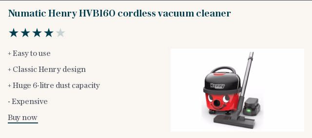 Numatic Henry HVB160 cordless vacuum cleaner