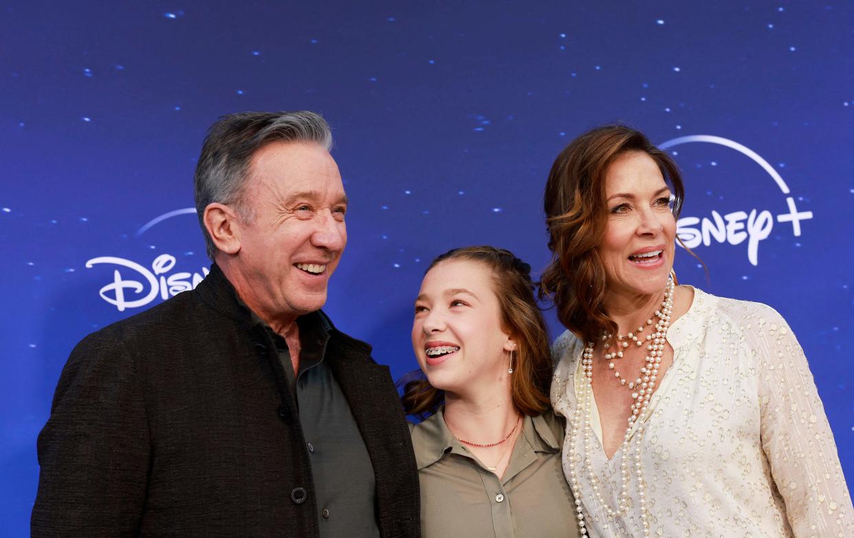 Tim Allen says he and his wife, actress Jane Hajduk, were floored by daughter Elizabeth Allen-Dick's acting skills.