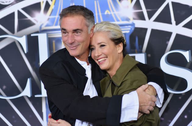 Greg Wise and Emma Thompson at the premiere of Last Christmas (Photo: ANGELA WEISS via Getty Images)