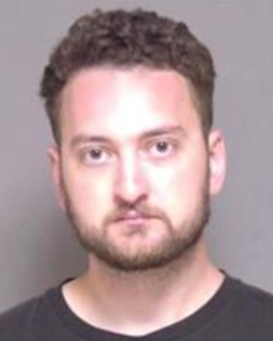 Connor Bowman is facing a murder charge over his wife’s death in hospital last August (Olmsted County Jail)