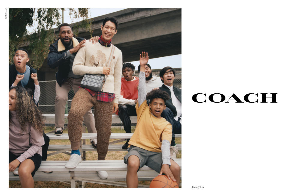 Jeremy Lin models in Coach’s fall 2021 campaign. - Credit: Coach/Renell Medrano