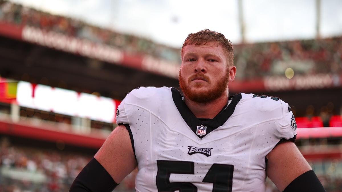 Eagles Notebook: Cam Jurgens to miss time with foot injury