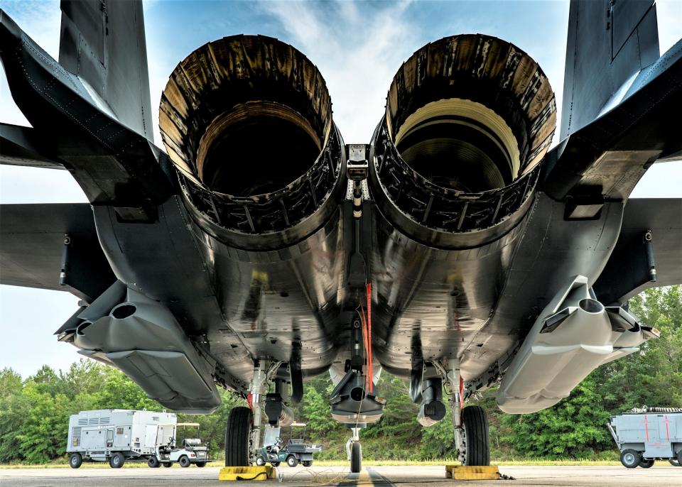 F-15E Strike Eagle in the Project Strike Rodeo loadout