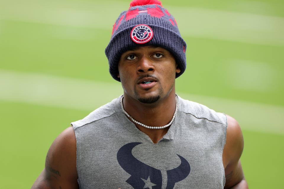 Quarterback Deshaun Watson could face discipline from the NFL.