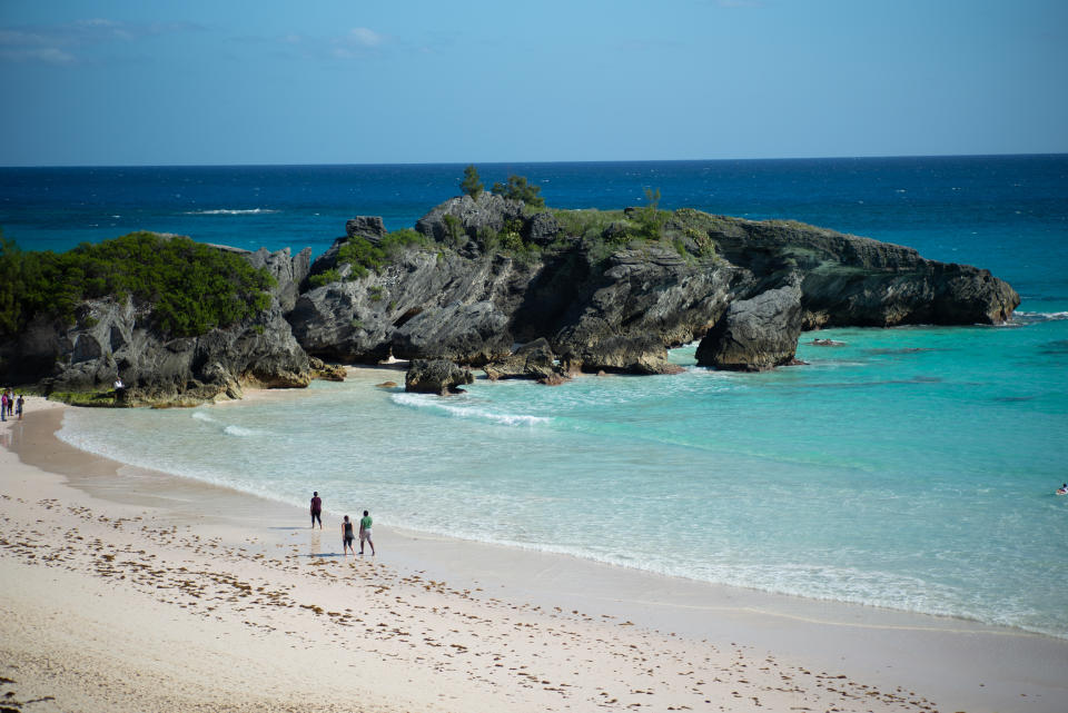 A lovely beach in Bermuda