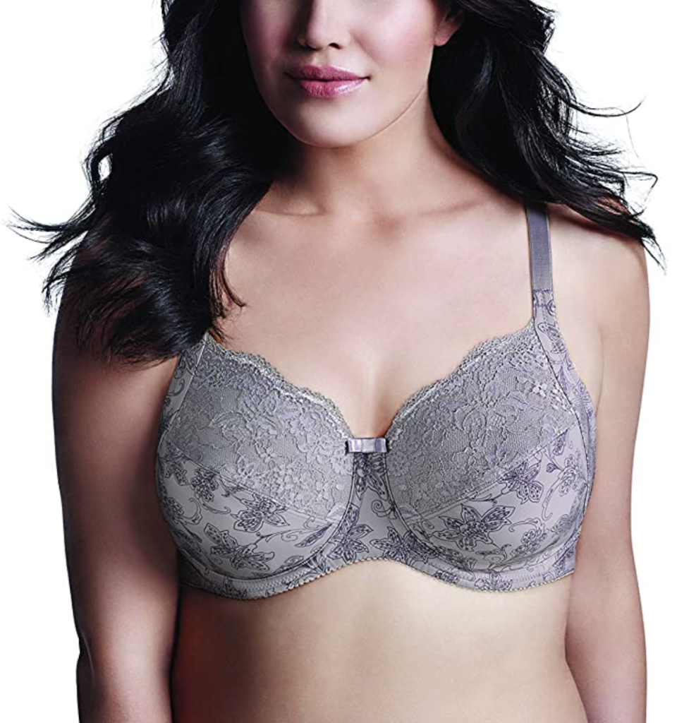 Wonderbra Printed Full Support Underwire Lace Top Cup Bra (Photo via Amazon)