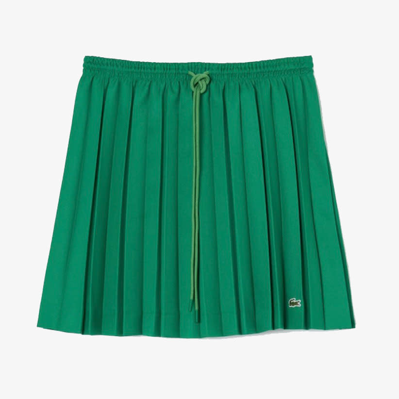 Lacoste Heritage Short Pleated Drawstring Skirt