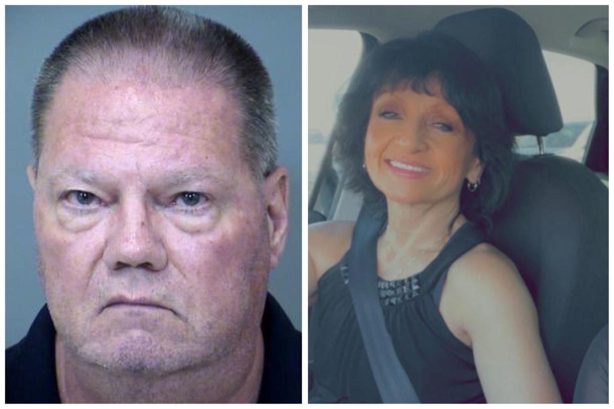 Suspect Rusty French, left, and Victim Pamela Martinez