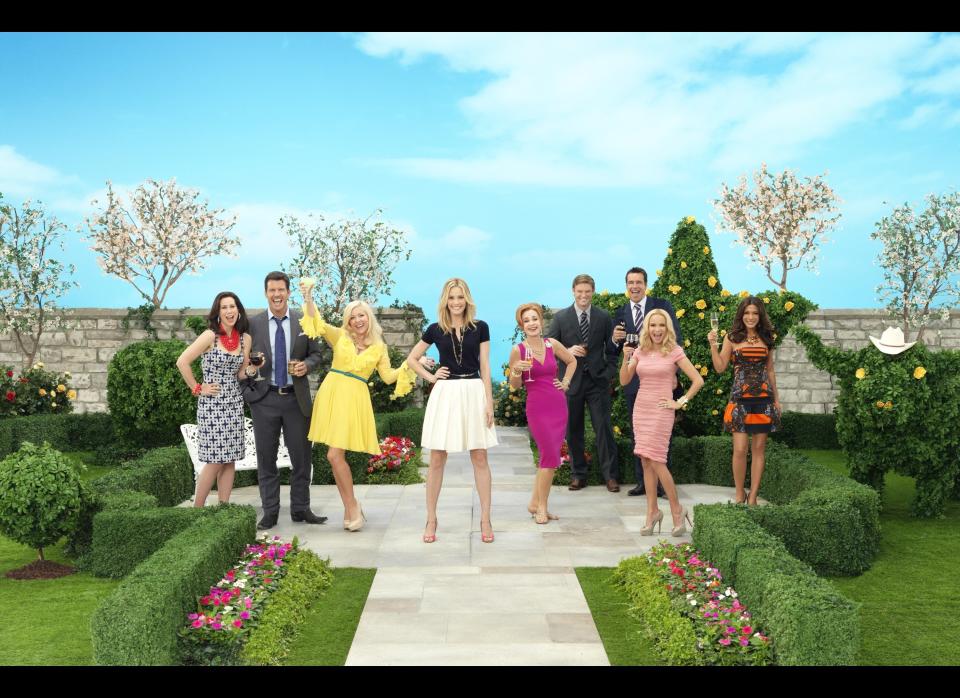 <strong>"GCB," ABC</strong><br />  <strong>Status:</strong> Canceled<br />  <strong>Why:</strong> This "Desperate Housewives"-esque dramedy premiered to less than 8 million viewers, and the phenomenal cast (Kristin Chenoweth, Annie Potts, Leslie Bibb) couldn't bring in a Texas-sized audience, so ABC canceled it.