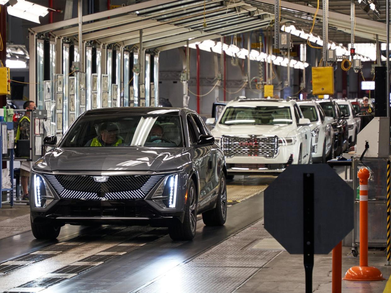 2023 GM Cadillac Lyriq start of production