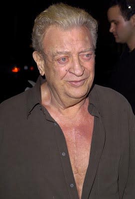 Rodney Dangerfield at the LA premiere of Focus' Eternal Sunshine of the Spotless Mind