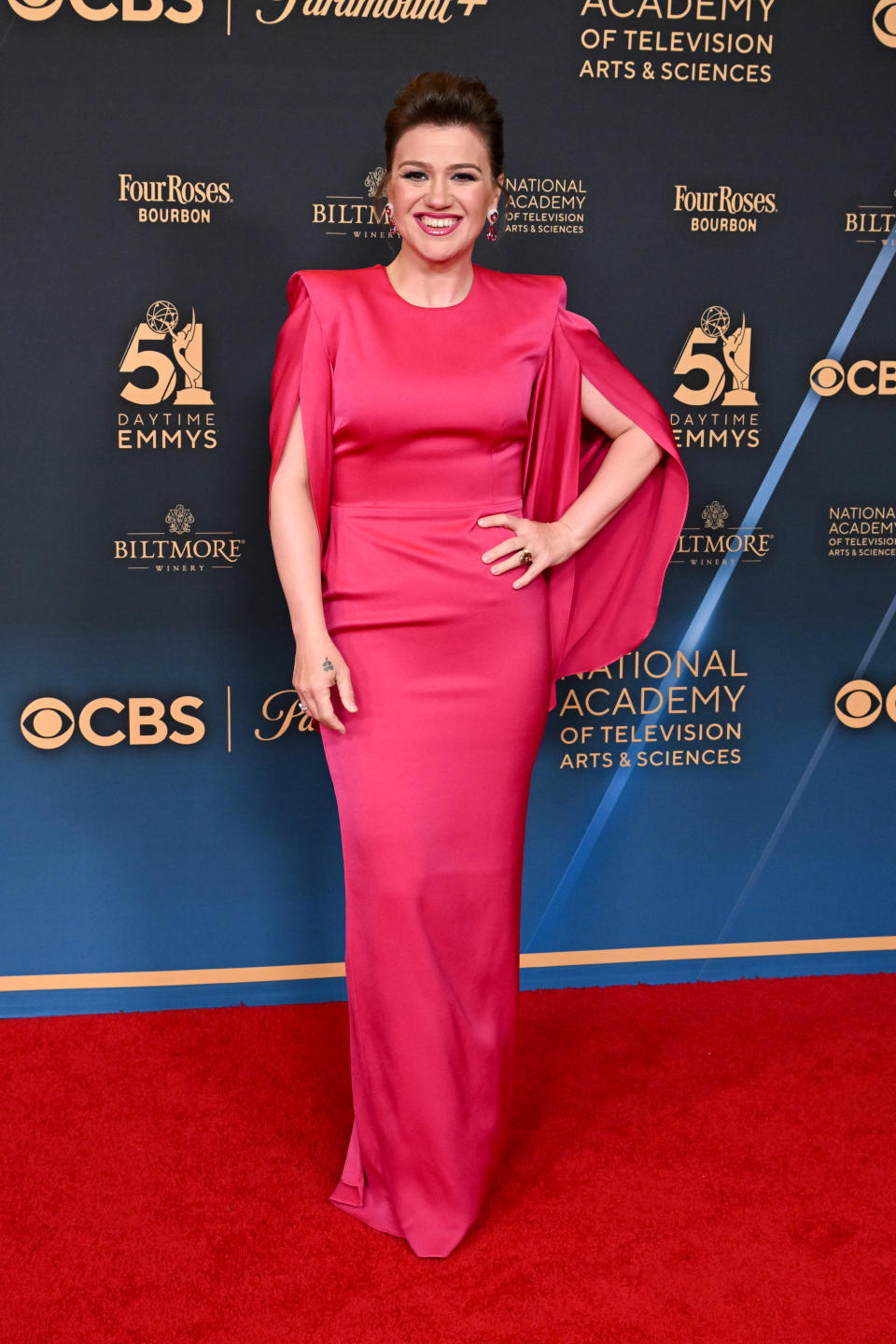 Kelly Clarkson attends the 51st Annual Daytime Emmy Awards at the Westin Bonaventure Hotel in Los Angeles, California on June 7, 2024. (Photo by Gilbert Flores/Variety via Getty Images)