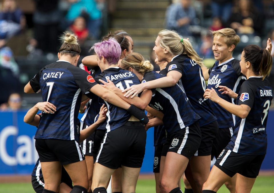 The National Women's Soccer League could soon return to action. (Photo by Lindsey Wasson/Getty Images)