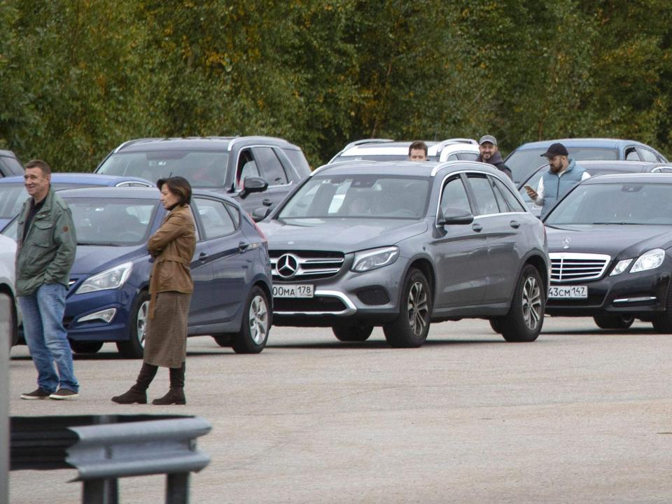 Russia border traffic