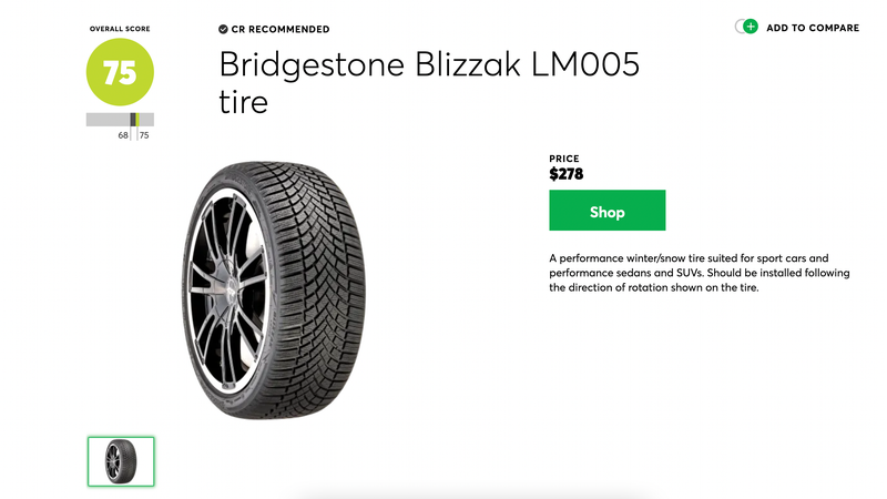 Bridgestone Blizzak LM005