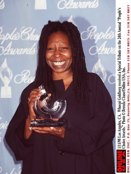 1/11/98 Los Angeles, CA. Whoopi Goldberg received a Special Tribute on the 24th Annual 